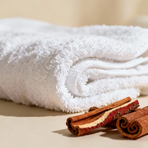 100% Cotton White Bath Towel – 60 x 30 Inches