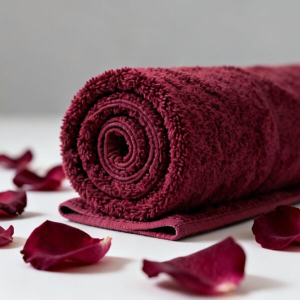 100% Cotton Burgundy. Bath Towel – 60 x 30 Inches