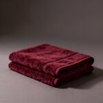 100% Cotton Burgundy. Bath Towel – 60 x 30 Inches - Image 2